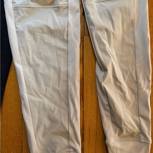 Athleta Black and Tan Track Pants with Elastic Waistbands - Picture 5 of 6